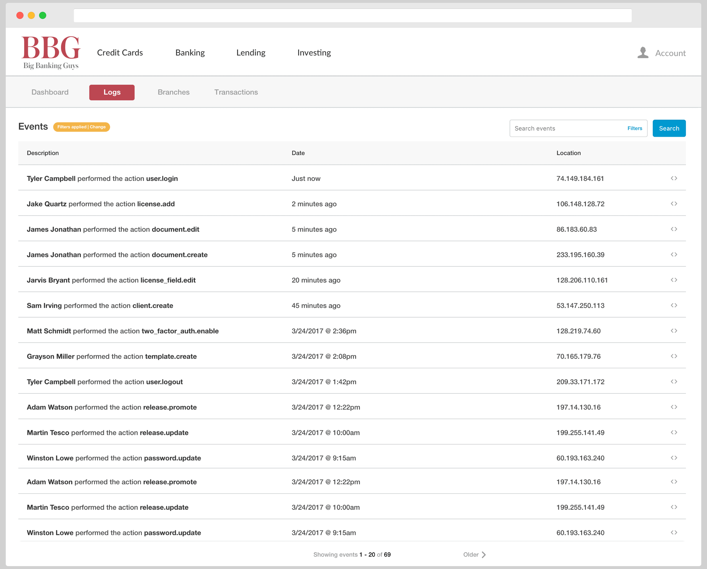 Audit Logs