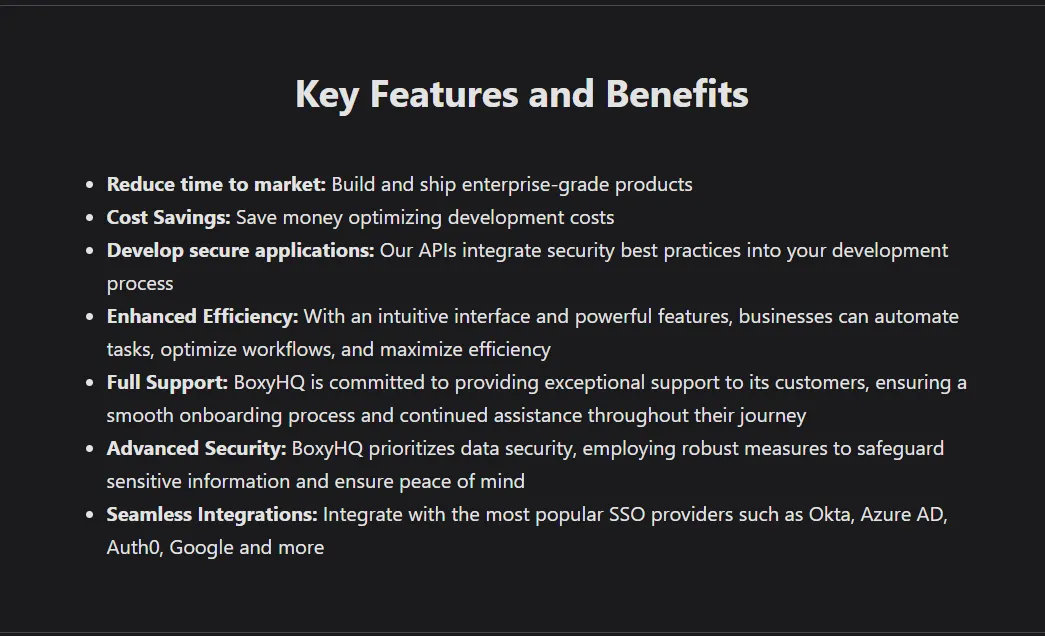 Features